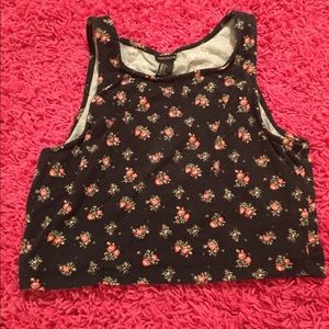 Flower crop top